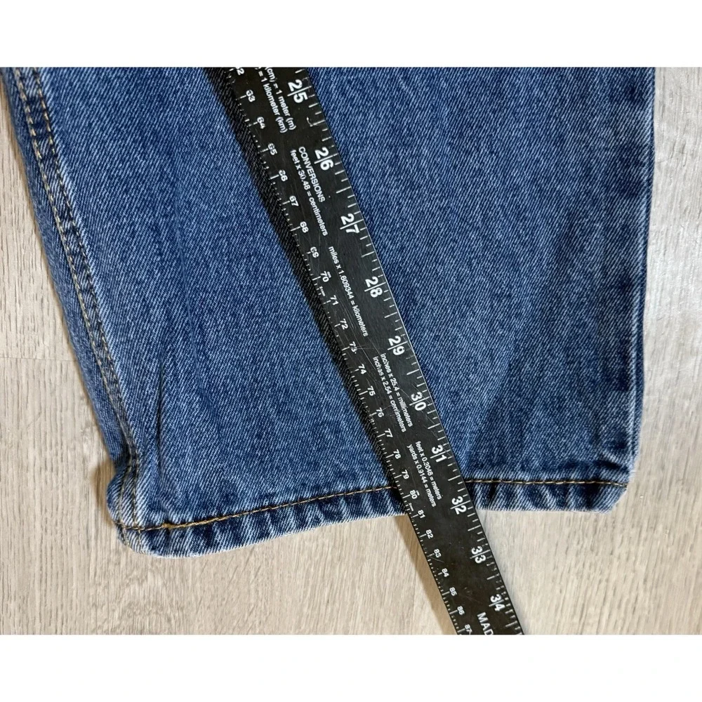 Levis 550 Relaxed Fit Jeans Men Size 42x32 Straight Leg Medium Wash Denim Casual